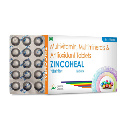 Healing Pharma Zincoheal 15 Tab(2 Strips)