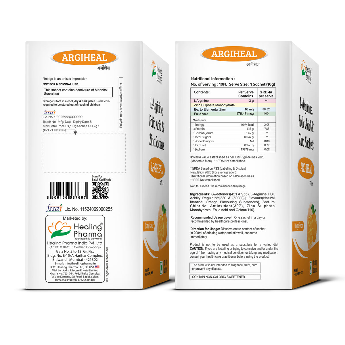 l arginine sachet in india