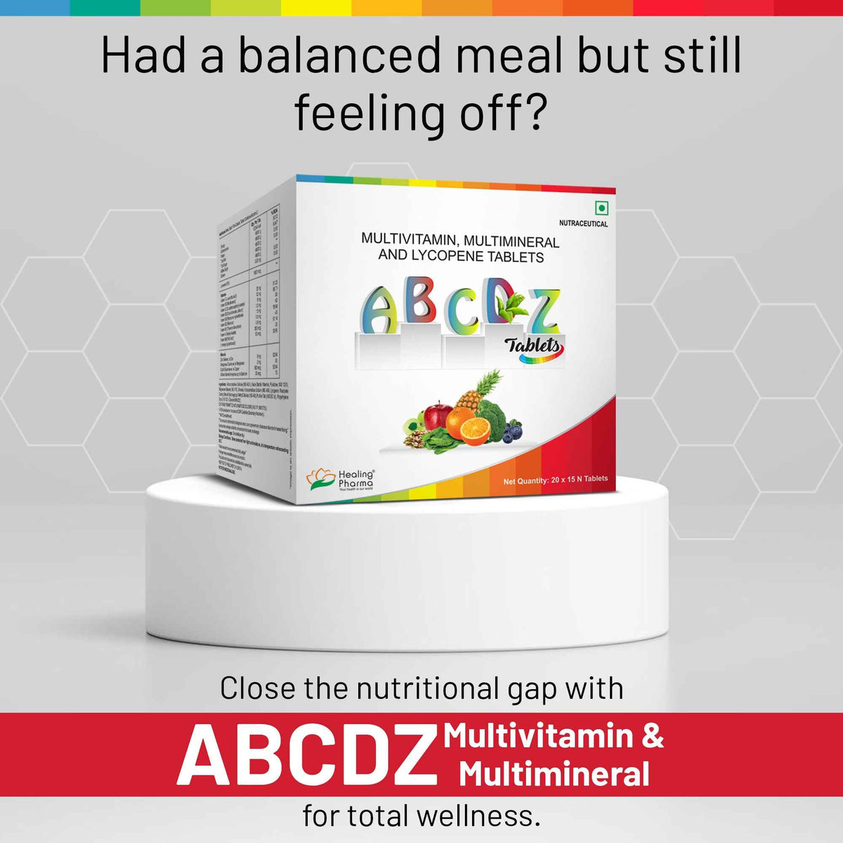 Abcd Tablet ABCDZ Tablets - Multivitamin & Multimineral Pack of 2 – Healing Pharma
