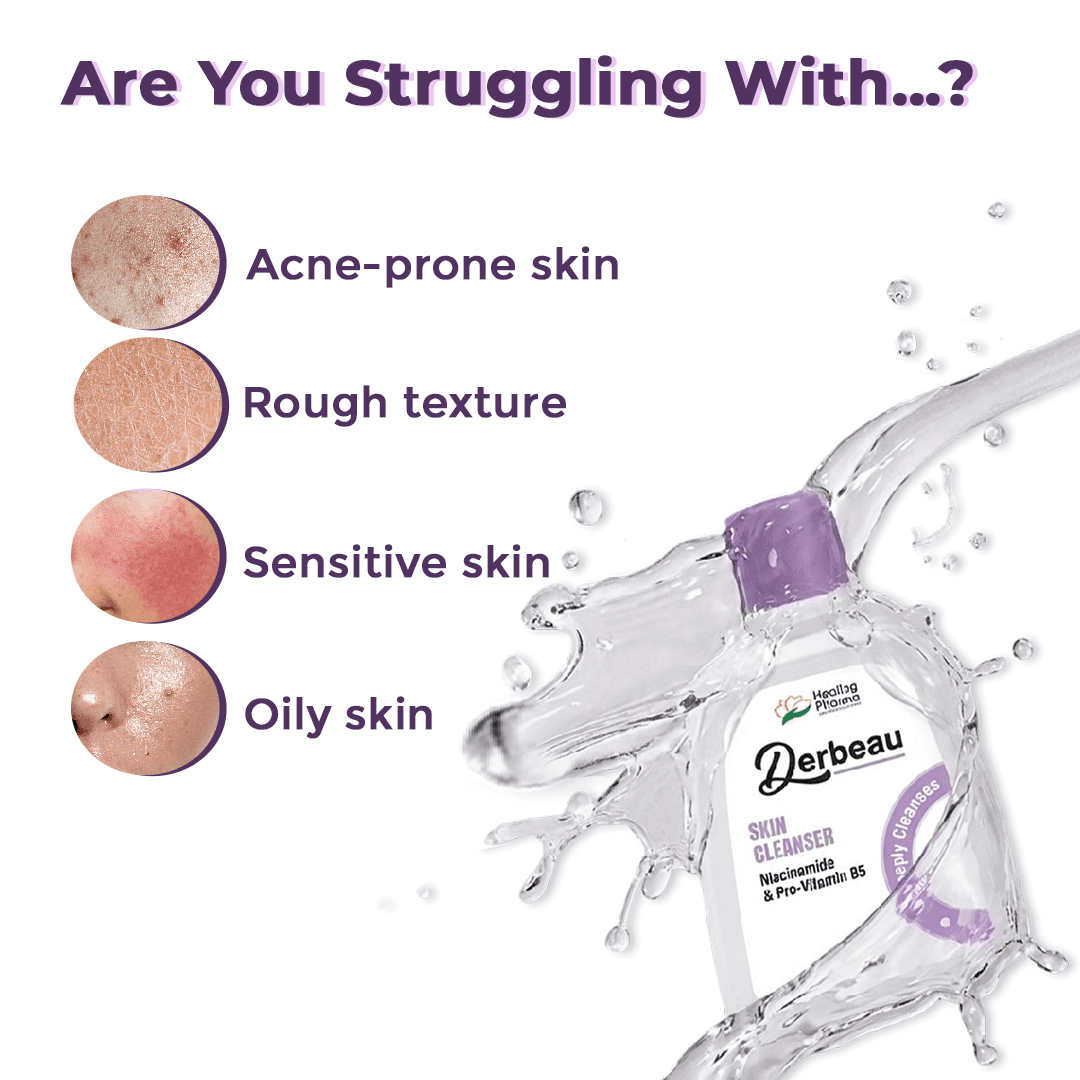 Derbeau Skin Cleanser with Niacinamide & Pro - Vitamin B5